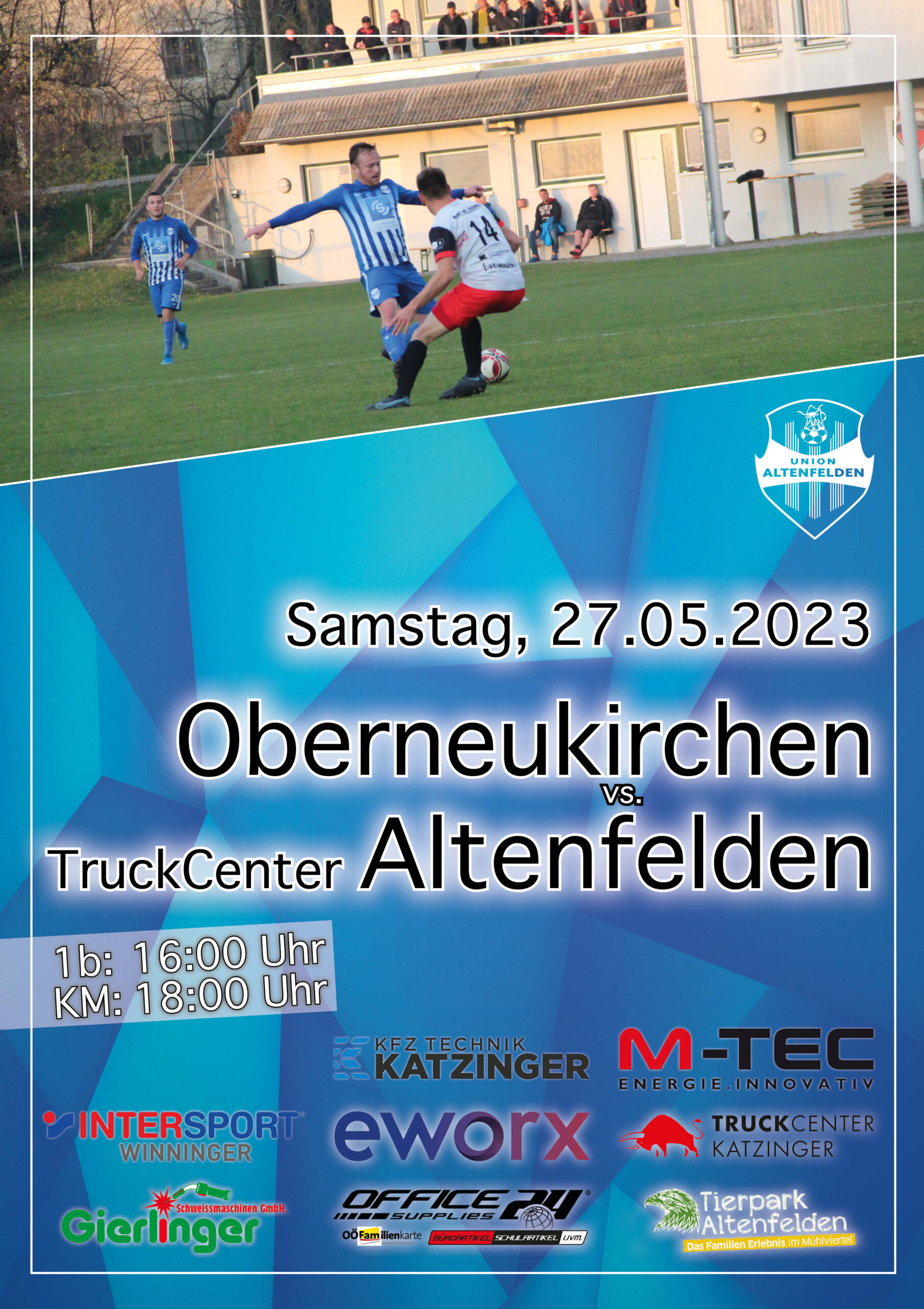 Vorschau Runde 24: Union Oberneukirchen vs. Union TRUCKCENTER Altenfelden